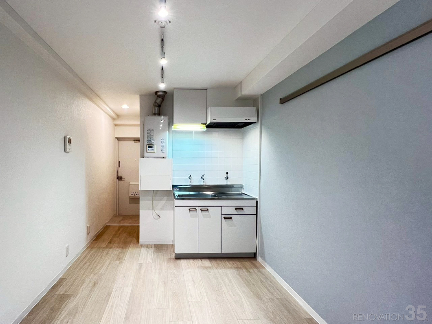 爽やかな都会的空間、1Rの空室対策リノベーション神奈川県横浜市、AFTER2