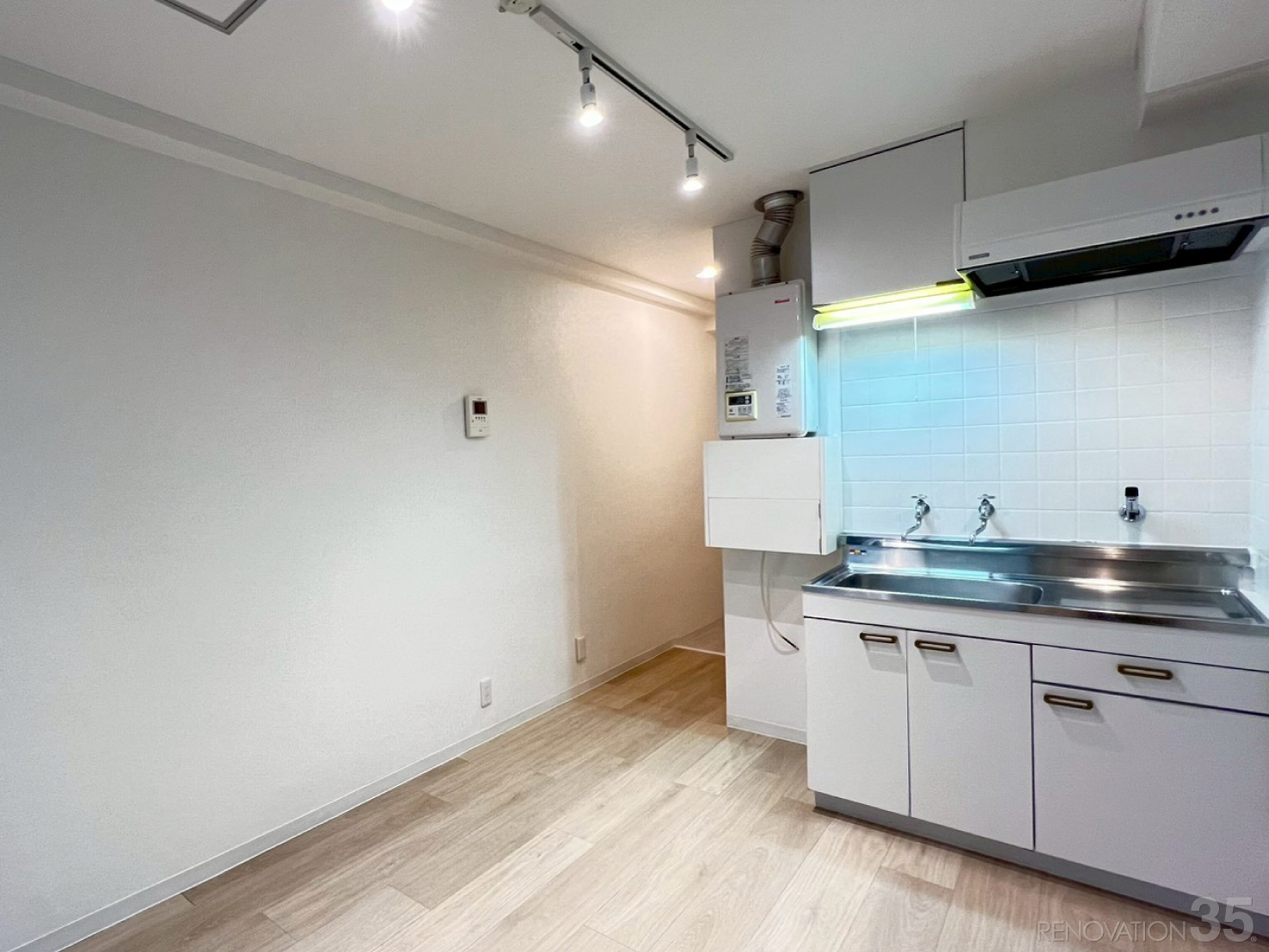 爽やかな都会的空間、1Rの空室対策リノベーション神奈川県横浜市、AFTER3