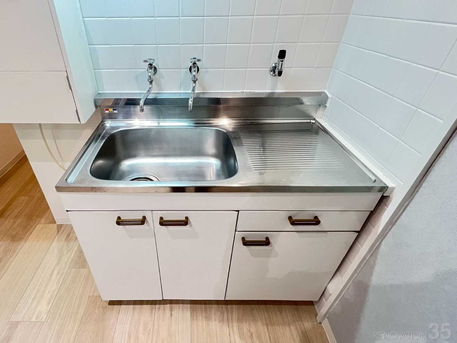 爽やかな都会的空間、1Rの空室対策リノベーション神奈川県横浜市、AFTER4