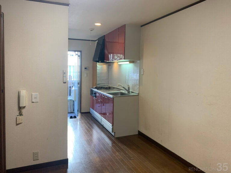 リフォーム施工事例、東京都世田谷区の1DK施工前