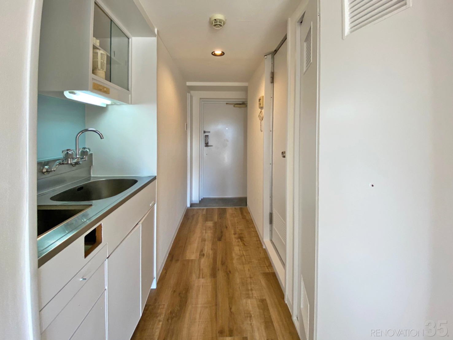 シックな男性向けワンルーム、1Rの空室対策リノベーション東京都練馬区、AFTER4