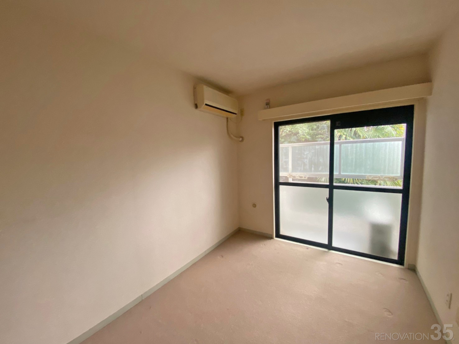 グレーイッシュブルーの空間、1Rの空室対策リフォーム東京都渋谷区、BEFORE1