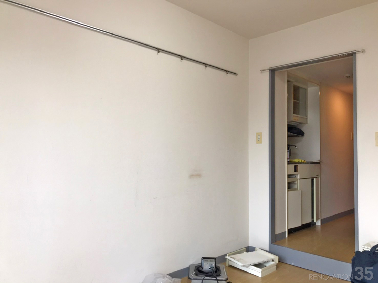 シックな男性向けワンルーム、1Rの空室対策リフォーム東京都練馬区、BEFORE1