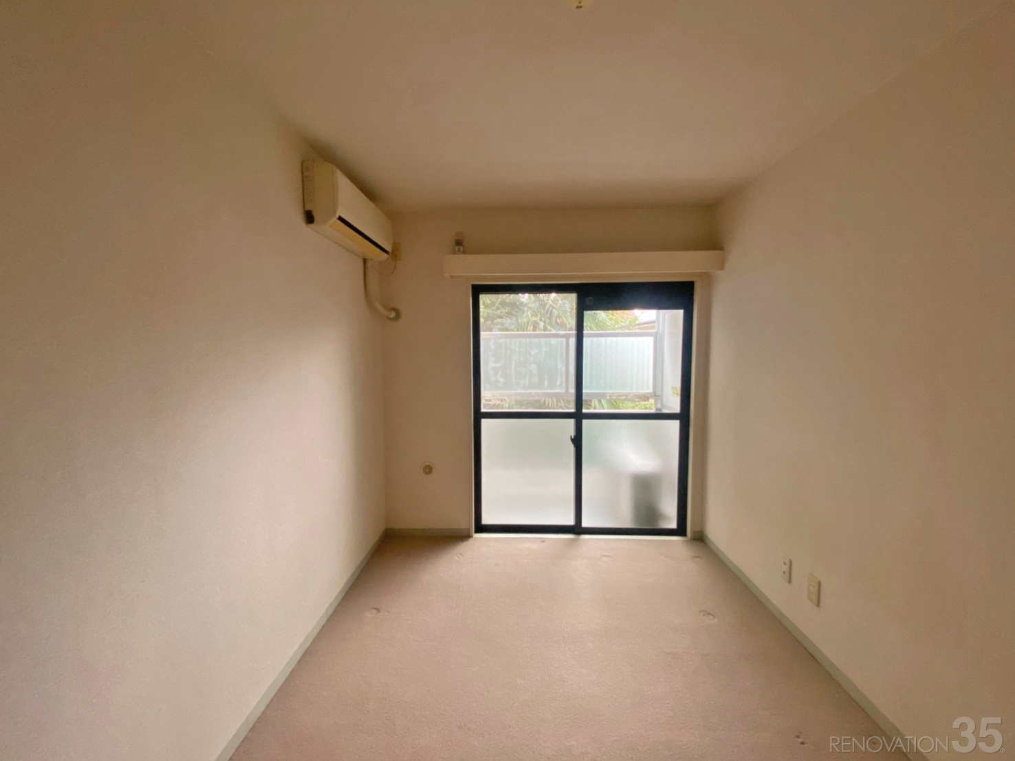 グレーイッシュブルーの空間、1Rの空室対策リフォーム東京都渋谷区、BEFORE3