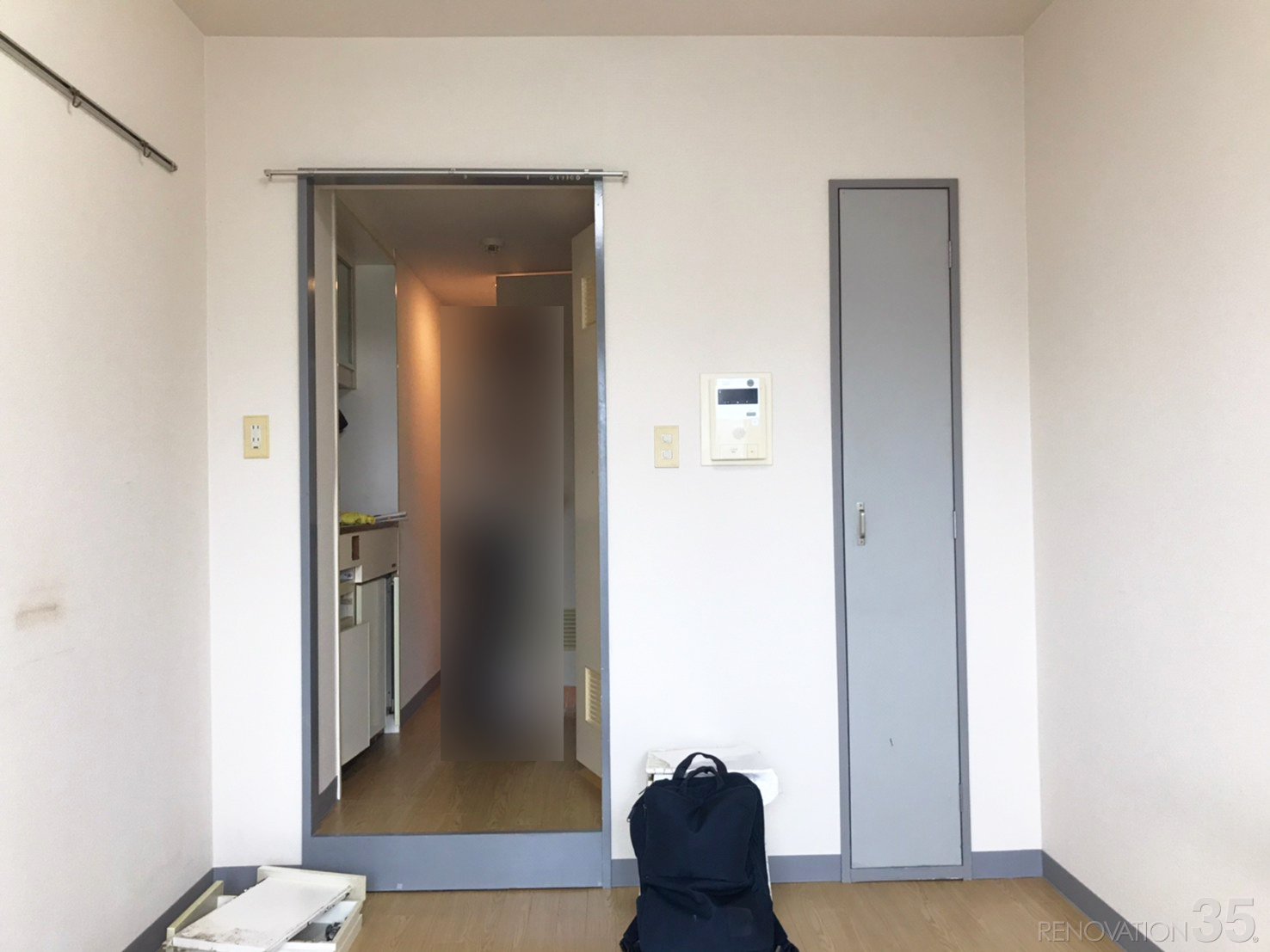 シックな男性向けワンルーム、1Rの空室対策リフォーム東京都練馬区、BEFORE3