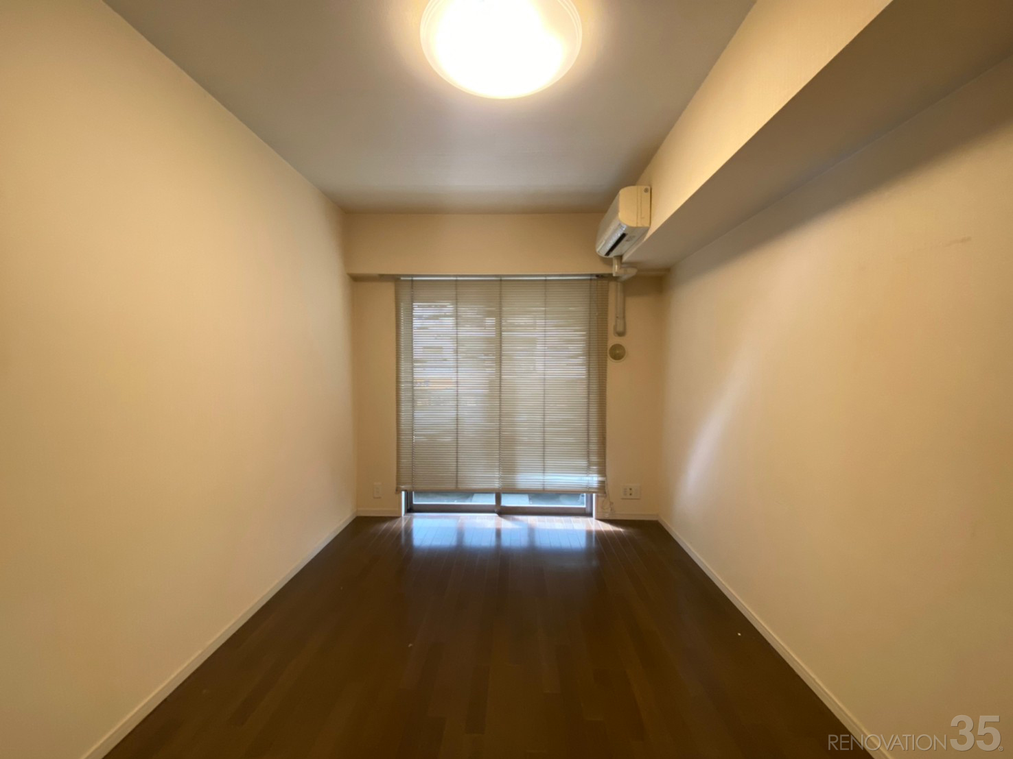 白と木目の落ち着く空間、1Rの空室対策リフォーム東京都文京区、BEFORE4