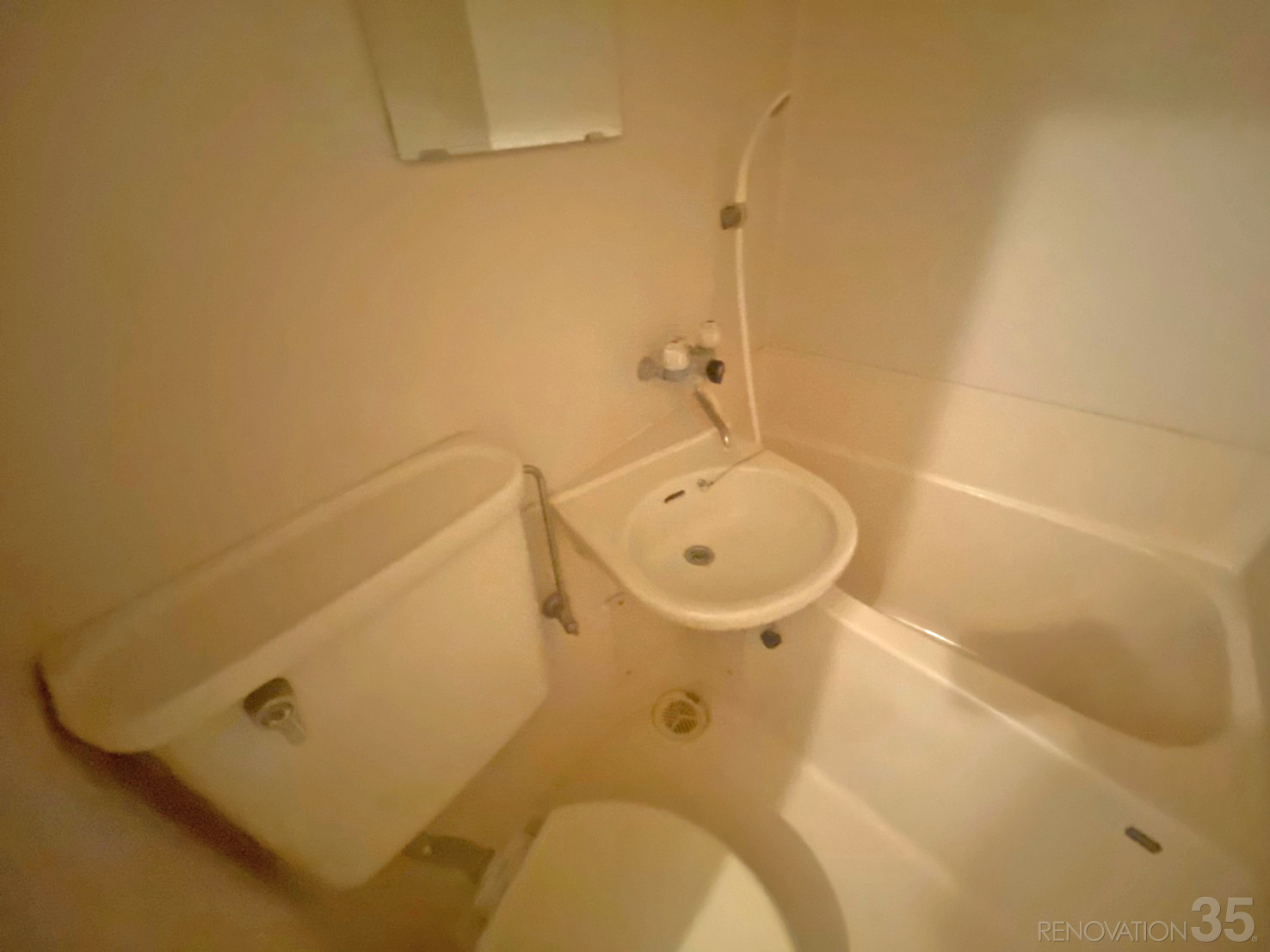 眩しい温もり空間、1DK→1Rの空室対策リフォーム東京都新宿区、BEFORE6