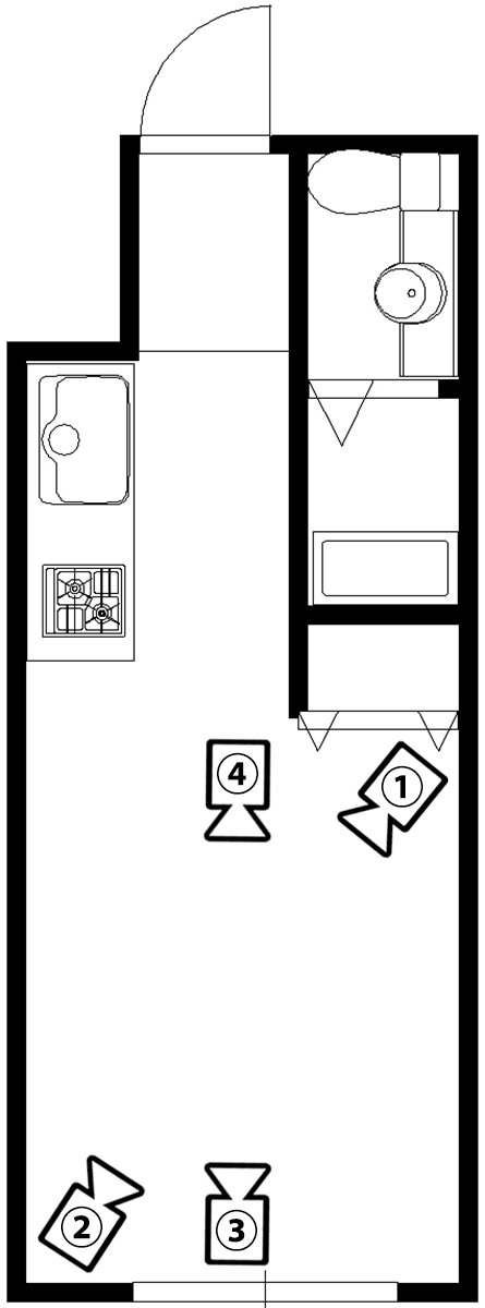 東京都文京区1R24.5㎡の図面写真