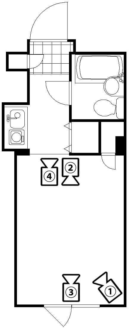 東京都練馬区1R16.1㎡の図面写真