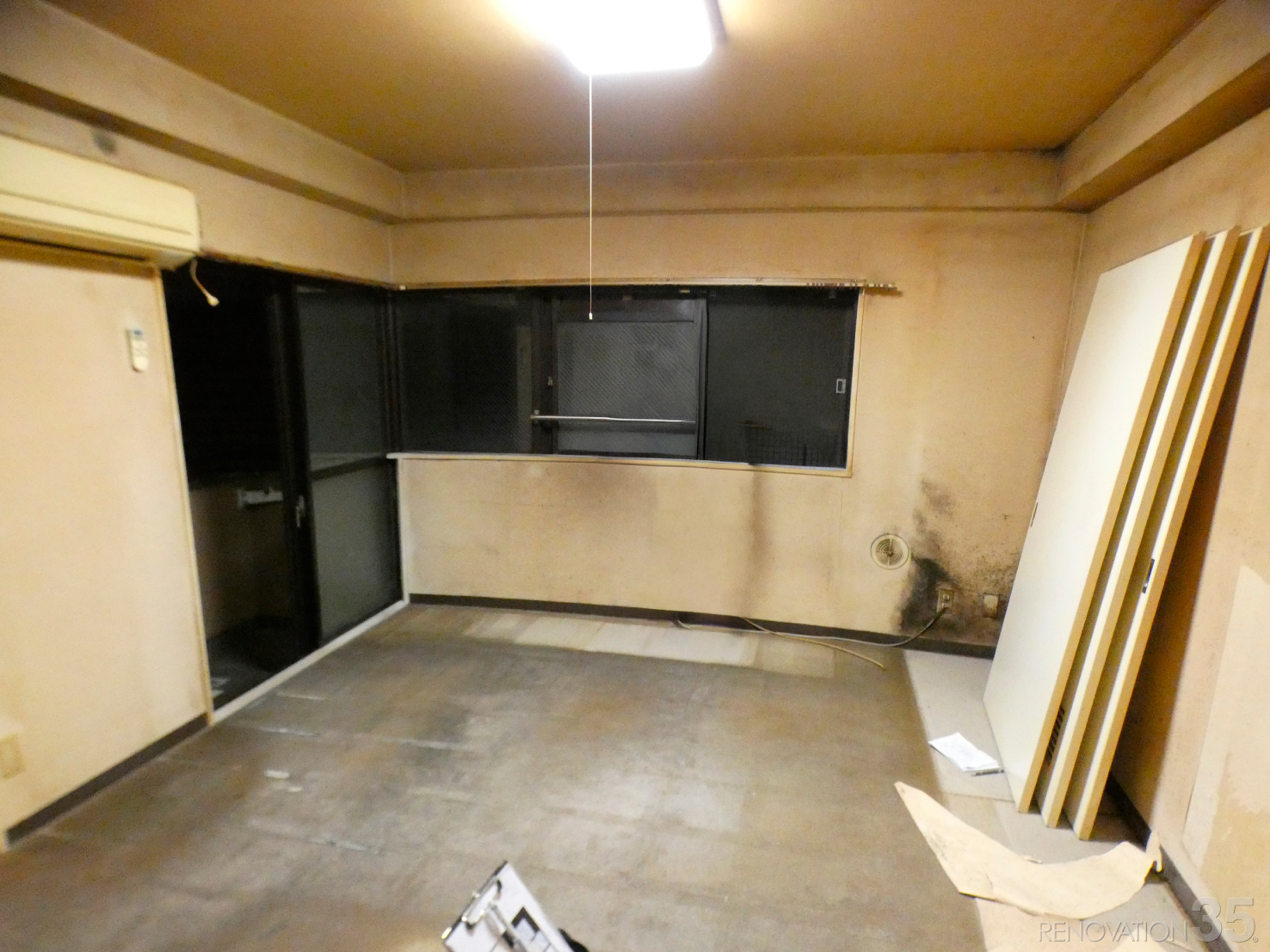 ネイビー×グレーの男前空間、1Rの空室対策リフォーム東京都葛飾区、BEFORE3