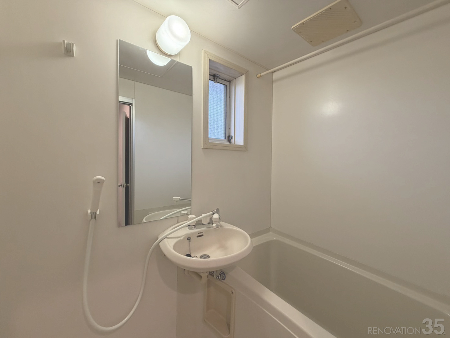 グレーのやわらかいロフト部屋、1K+ロフトの空室対策リノベーション神奈川県横浜市、AFTER6