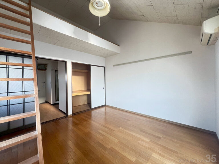 リフォーム施工事例、神奈川県横浜市の1K+ロフト施工前