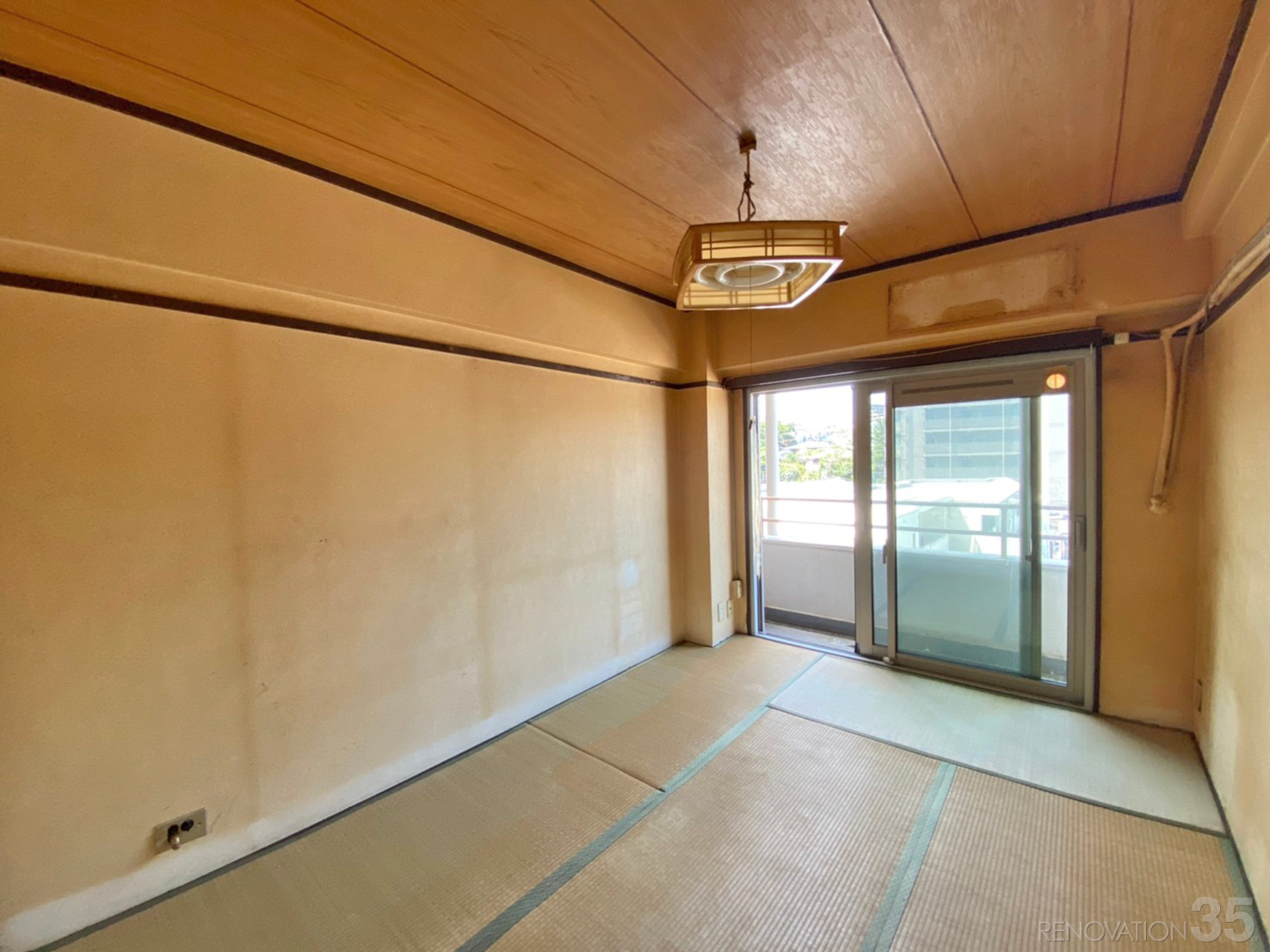 ぬくもりを感じる暖色系賃貸、1DKの空室対策リフォーム神奈川県横浜市、BEFORE3